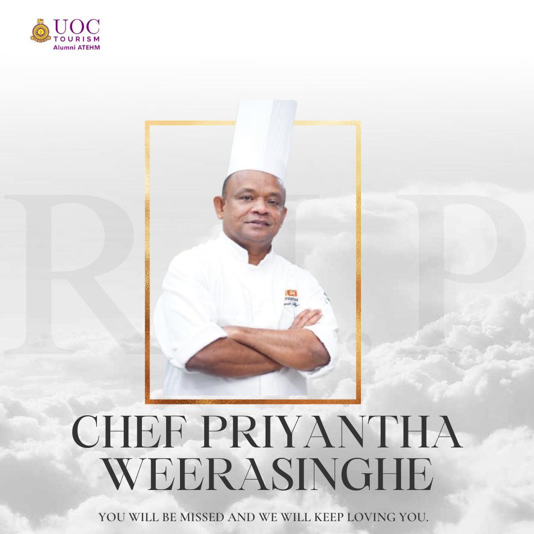 Alumni - In Loving Memory of Chef Priyantha Weerasinghe It is with deep ...