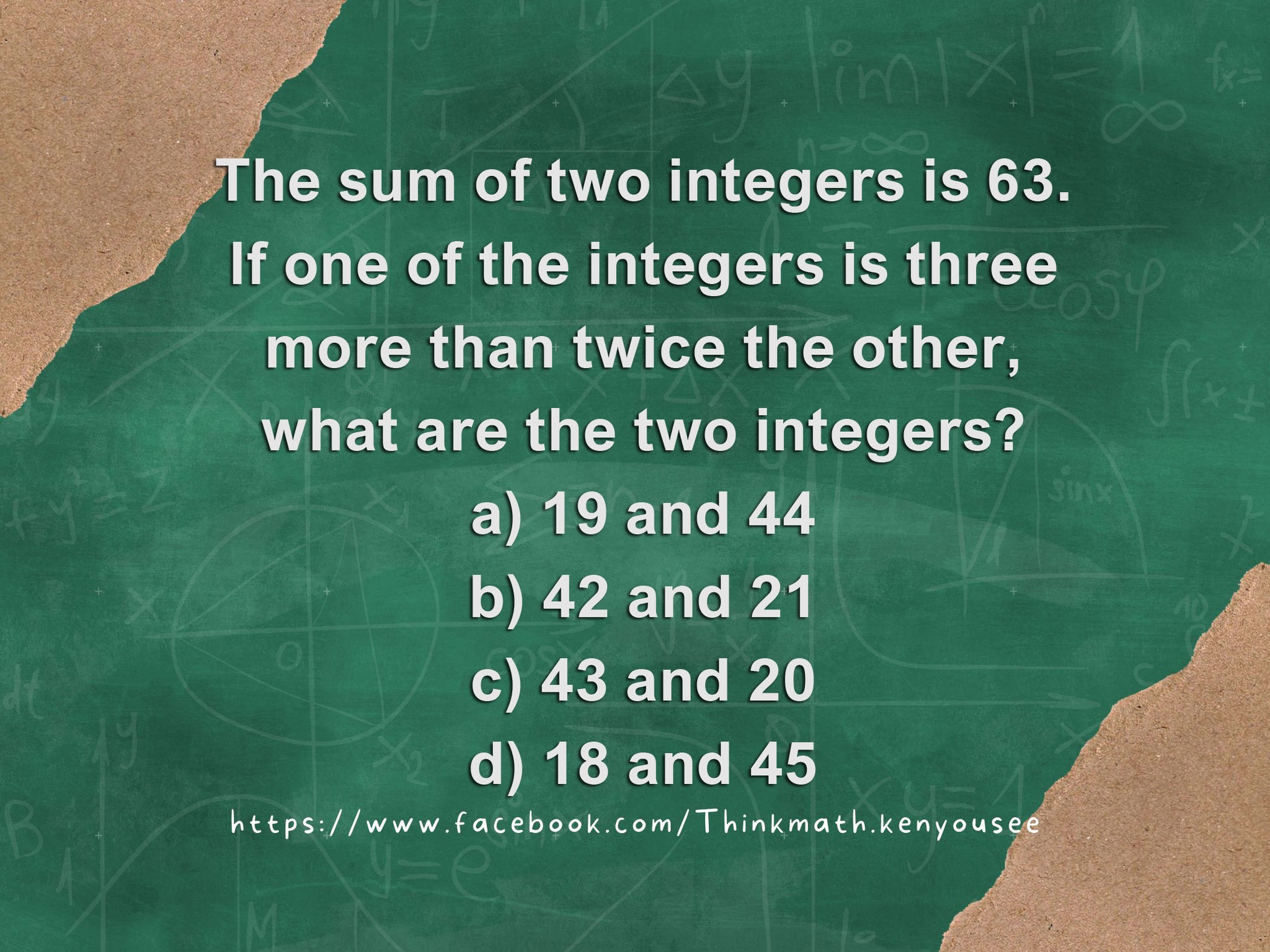 Ken you see - Attention Math wizards 🪄 Solve this if... | Facebook