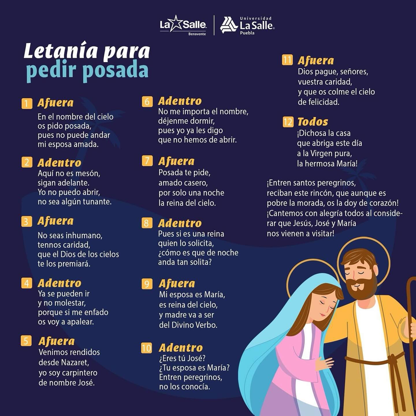 Les compartimos la... - Colegio La Salle Benavente Puebla