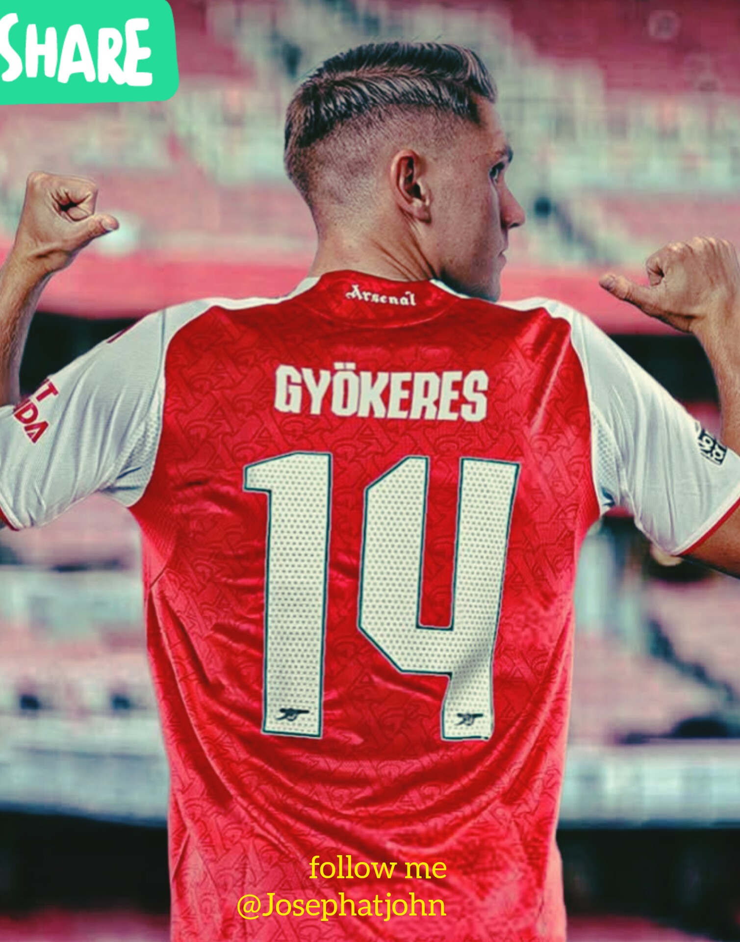 Victor gyokeres our new no 14 ❤️ This jersey is waiting for him