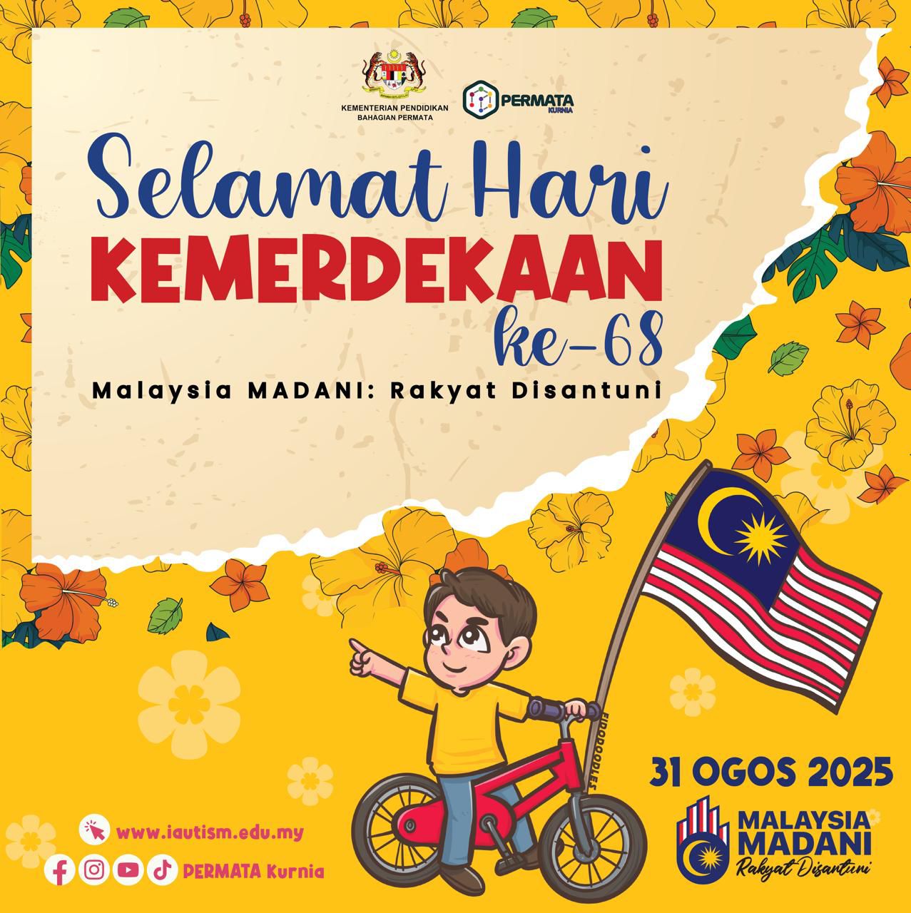 Permata - Selamat Hari Kemerdekaan ke-68 Tema tahun ini, “Malaysia ...