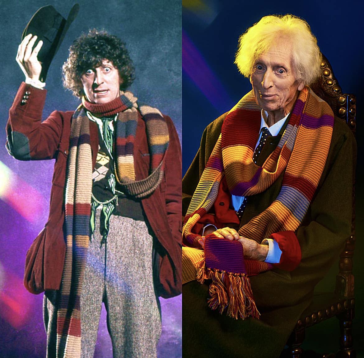 Doctor Who Page - Bloomin’ heck! - Tom Baker then and now 🙌