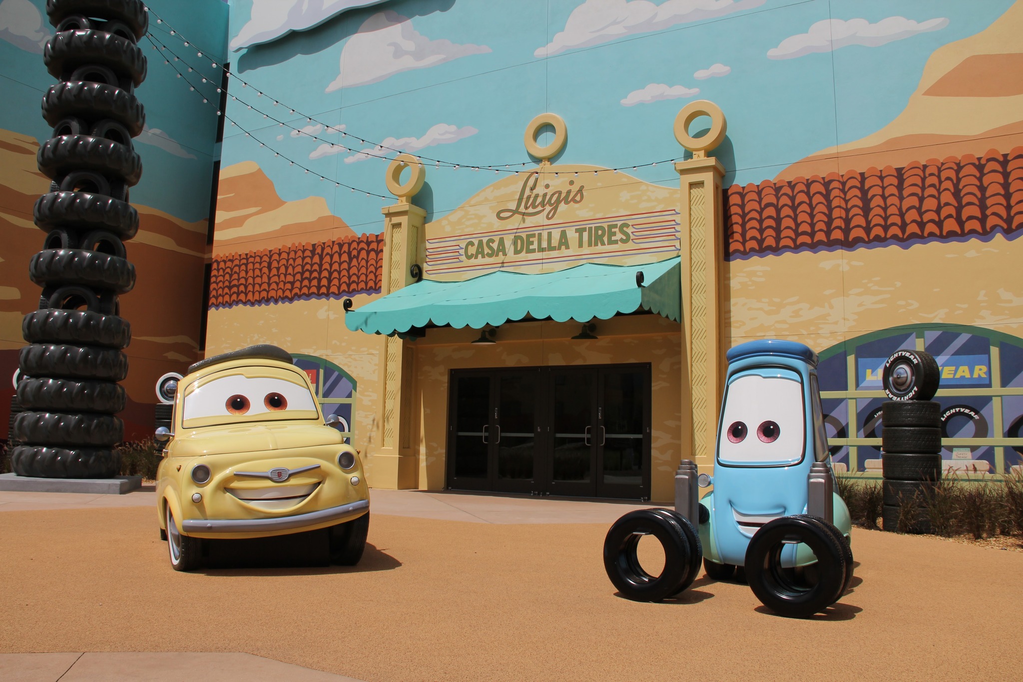 WDW Theme Parks - The Cars section at Disney's Art of...