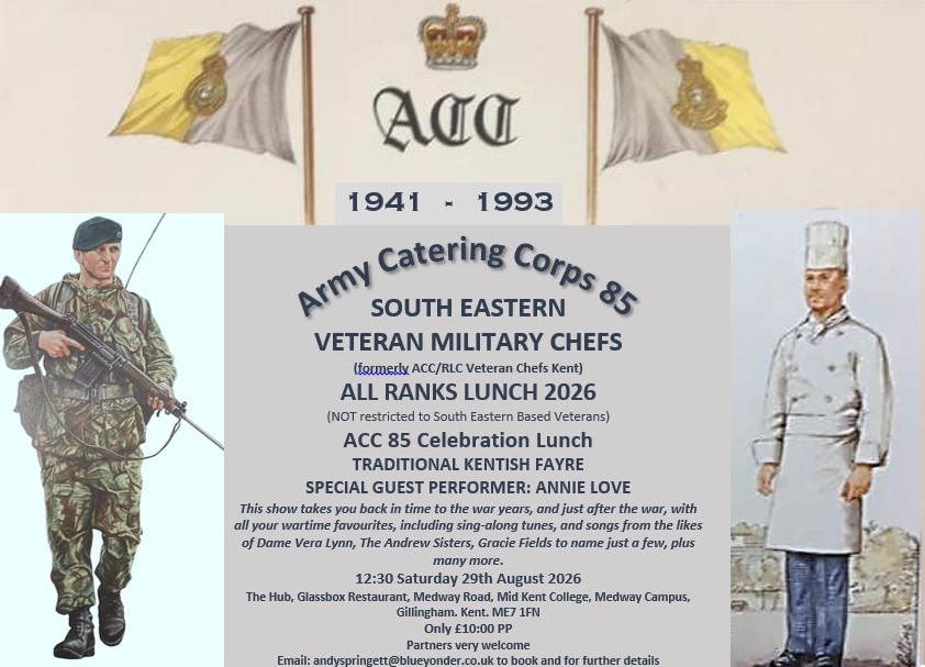SOUTH EASTERN VETERAN MILITARY CHEFS ACC 85 ALL RANKS LUNCH