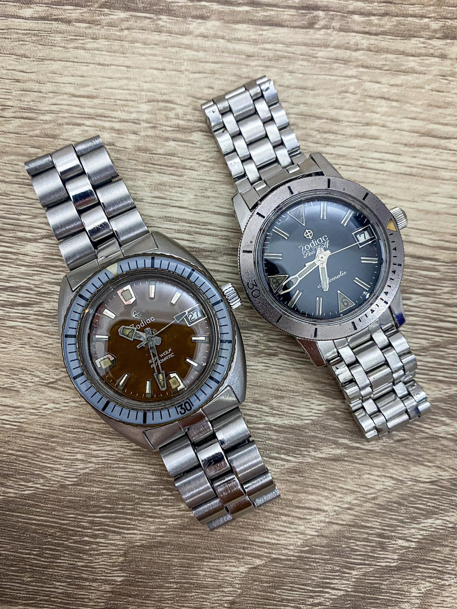 1960s Zodiac Sea Wolf ref. 722-916 vintage diver watch