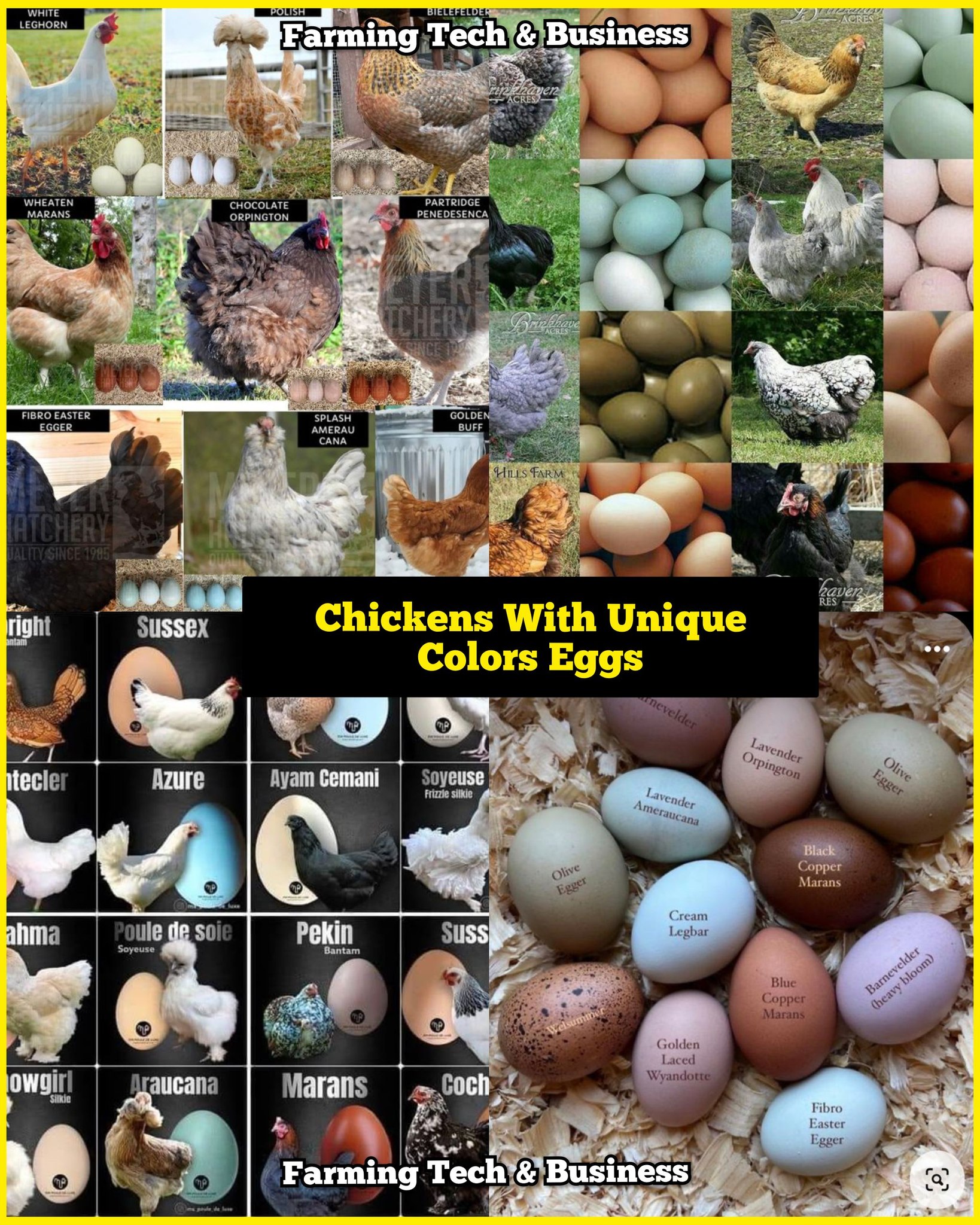 6+ Colorful Hatching Eggs – Ameraucana, Easter Egger, Olive Egger, Faverolles, Marans Mix