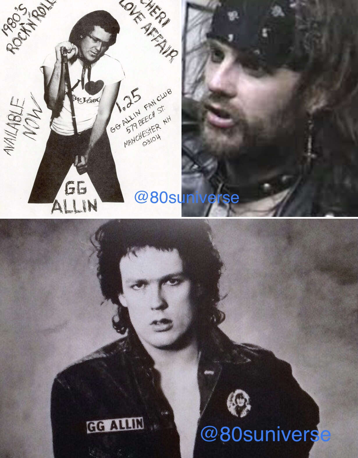 GG Allin - Punk Rock Legend Born in Lancaster, NH 🙏 RIP #remember
