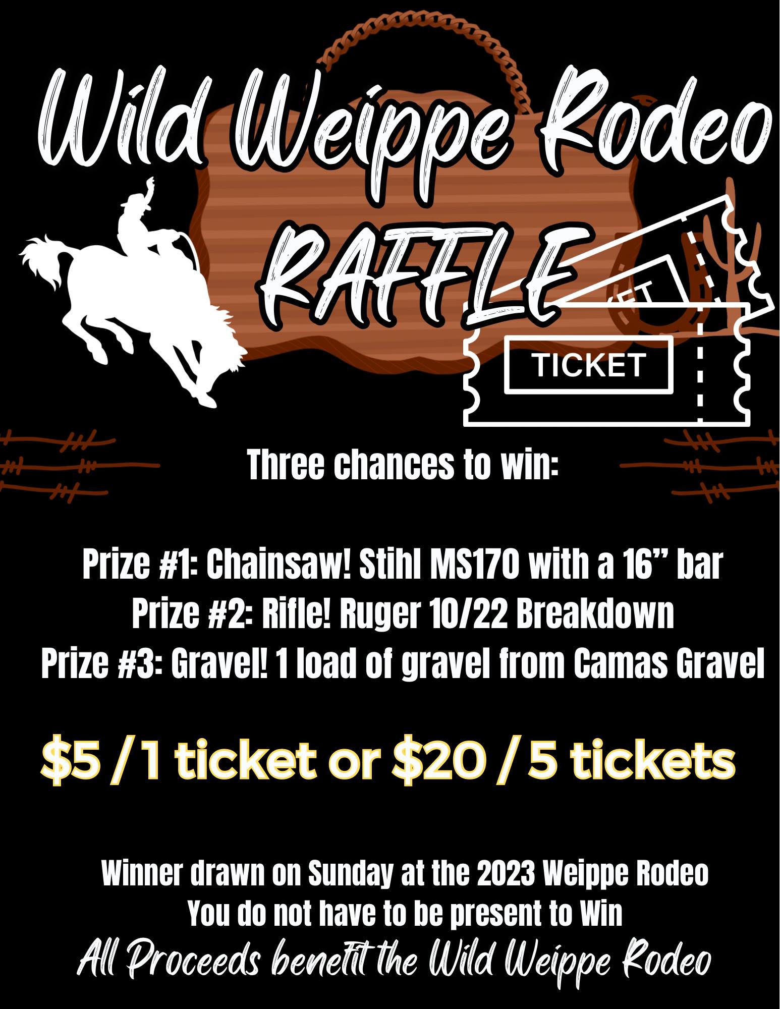 Wild - Have you purchased a raffle ticket yet?? Raffle tickets are ...