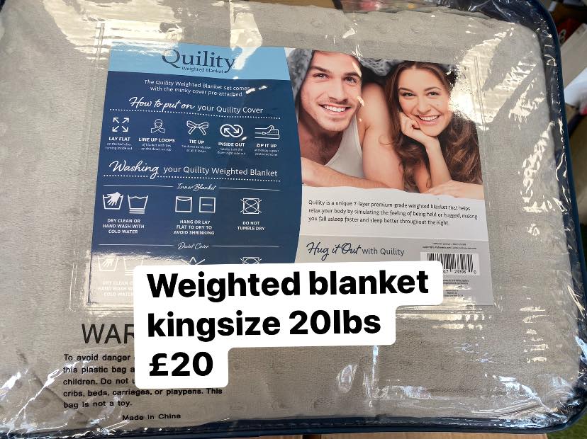 Segawe Adult Weighted Blanket – 100% Cotton, 60x80 / 48x72, Gray, Breathable, Promotes Sleep & Stress Relief, All-Season