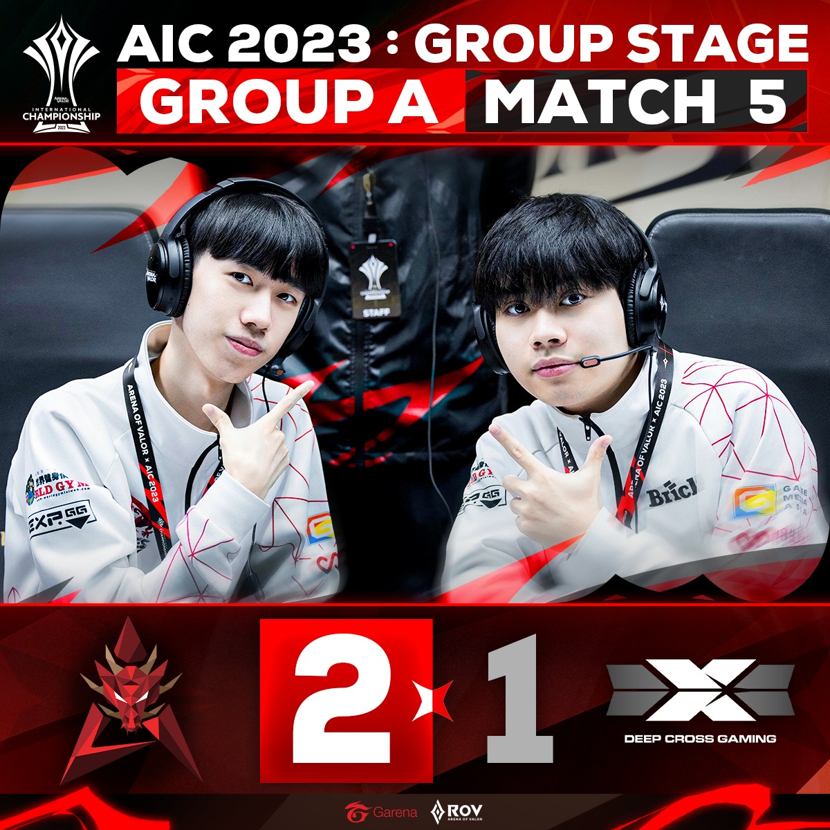 ตึงจัด! HKA เอาชนะ DCG ไปได้ 2-1... - Garena RoV Tournament | Facebook