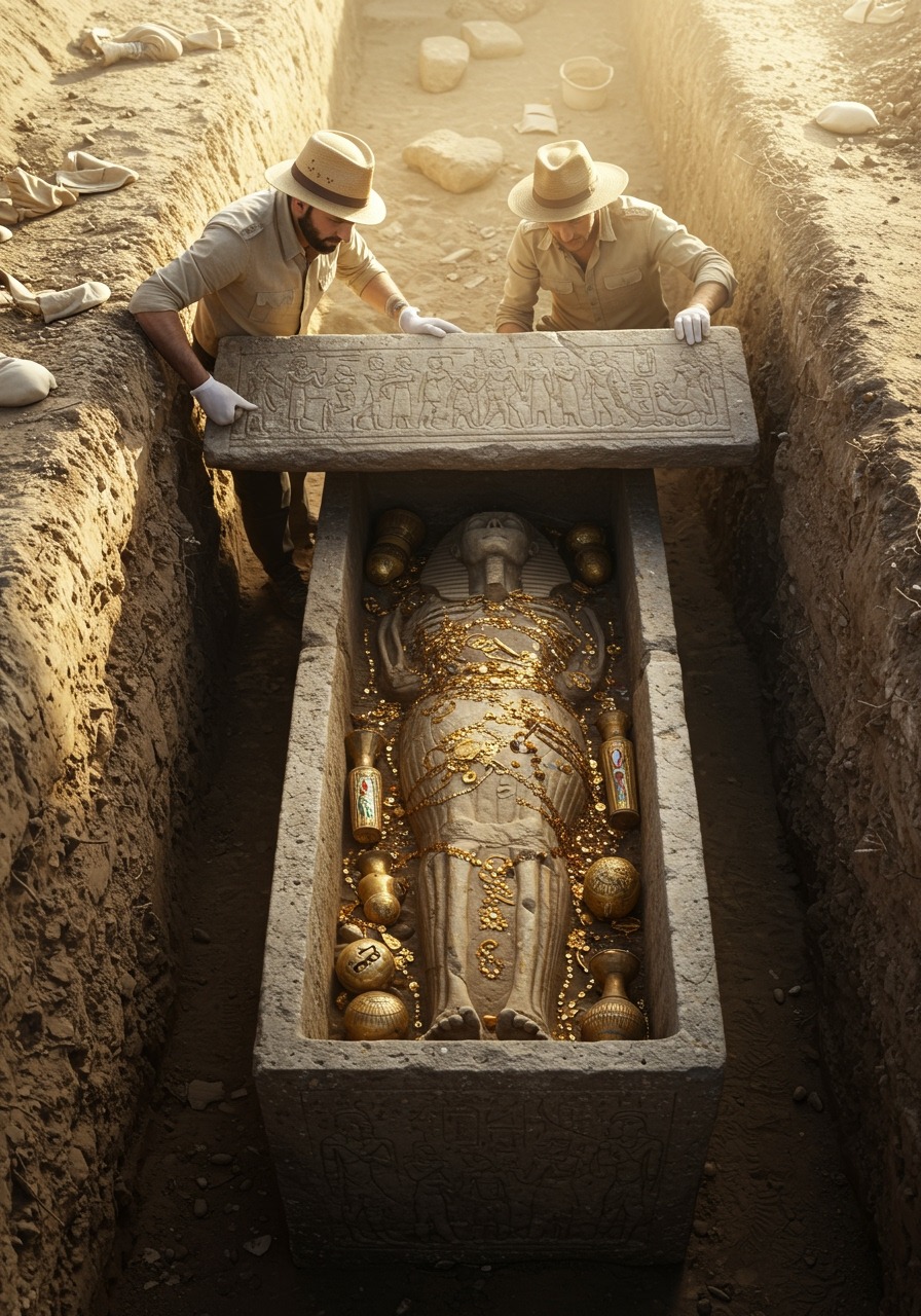 The Director's - 🗿 BREAKING NEWS: Untouched Pharaoh’s Tomb Unearthed ...