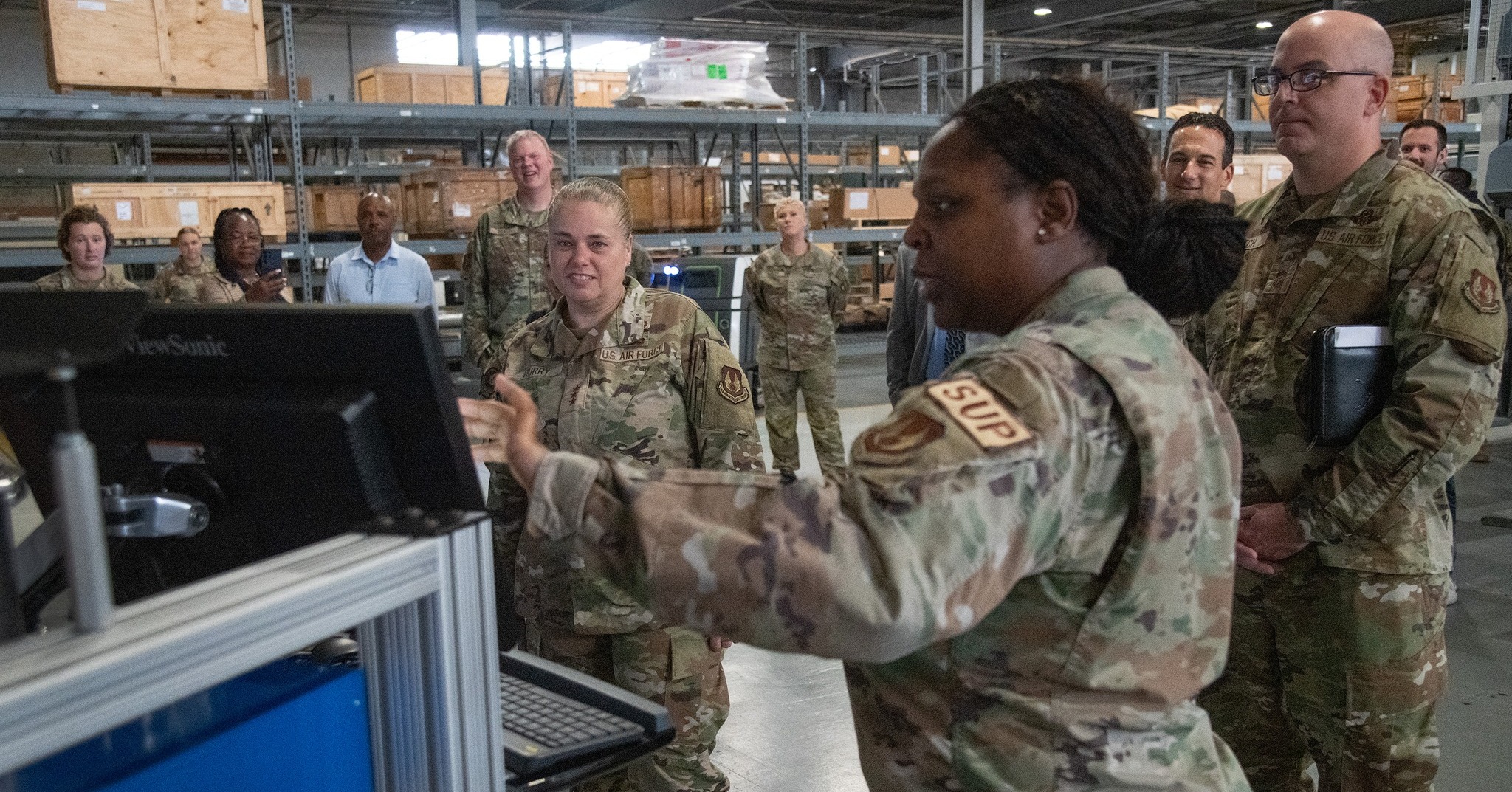 Eglin - U.S. Air Force Lt. Gen. Linda S. Hurry, Deputy Commander, Air ...