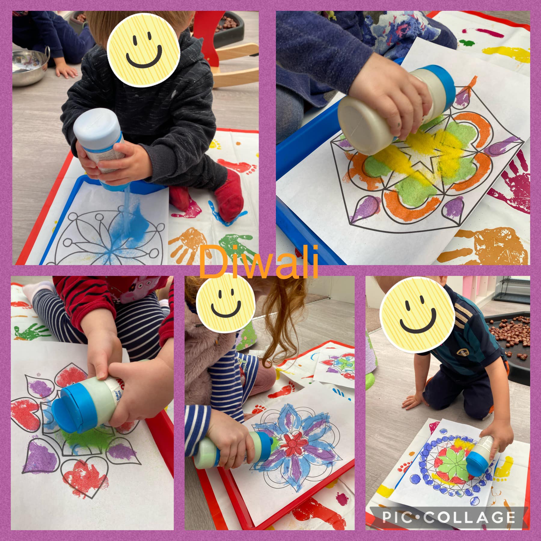 Our beautiful rangoli patterns... - Kirsty's Early Years