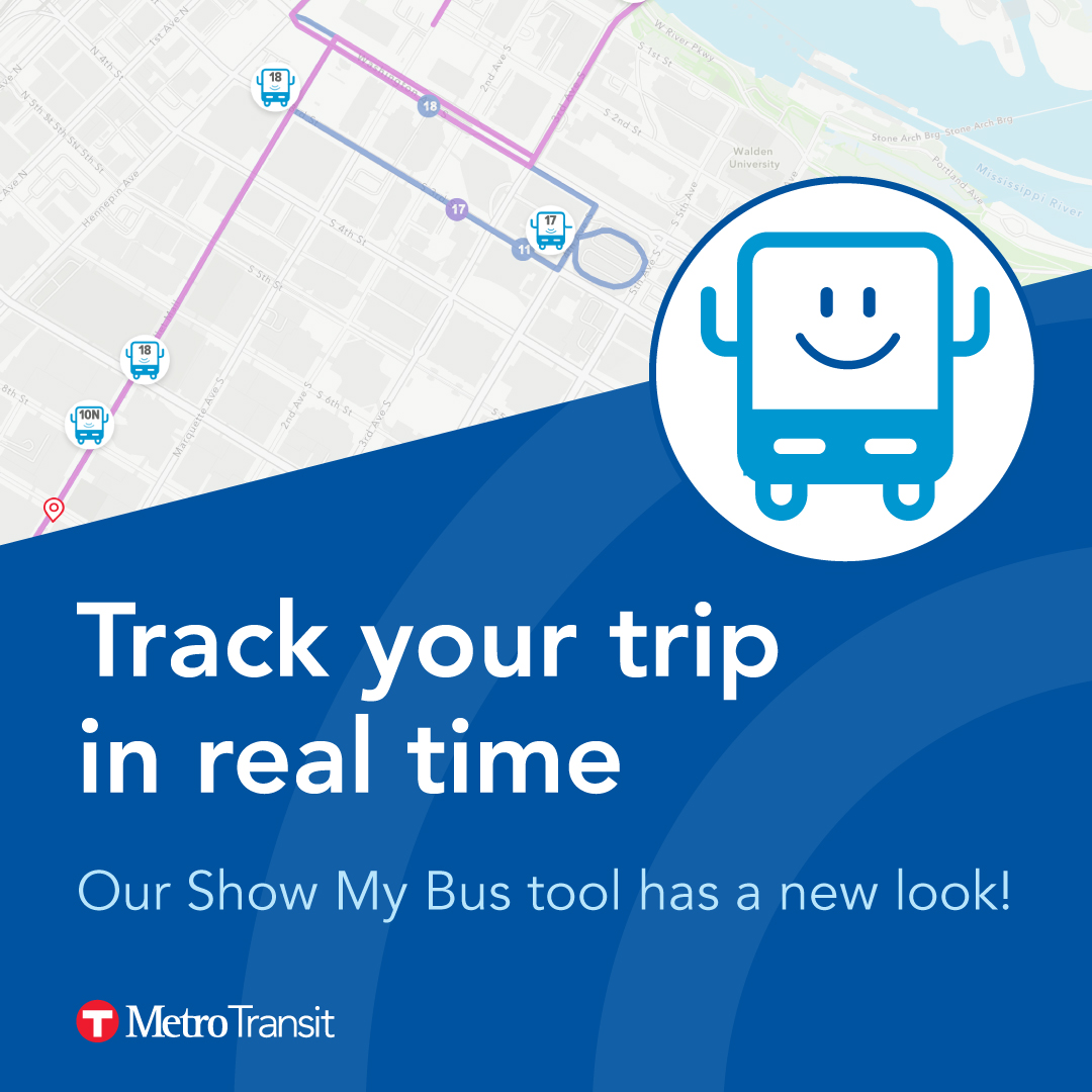 Metro Transit - Show My Bus is a real-time feature in... | Facebook