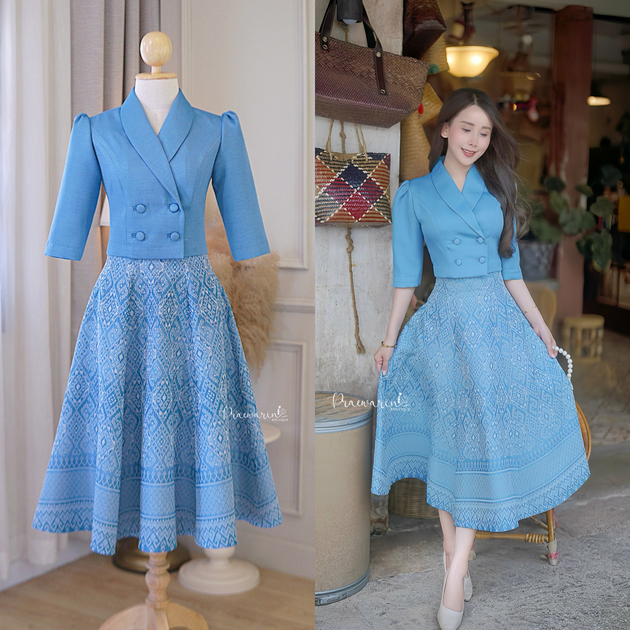 ชุดผ้าไทย - 🌸 S M L XL XXL 🌷 1,790- | Facebook