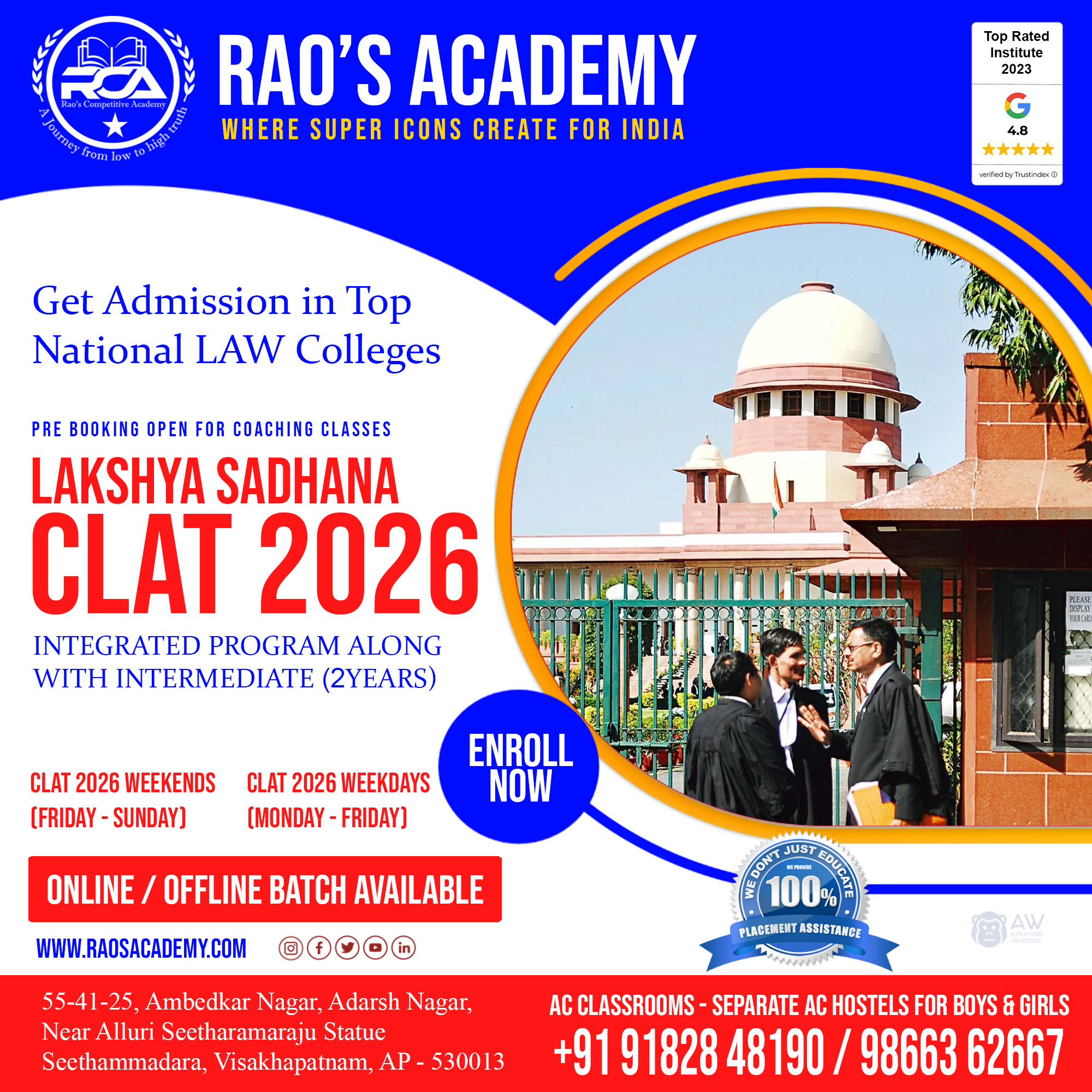 Rao's IAS & Competitive Academy | Visakhapatnam