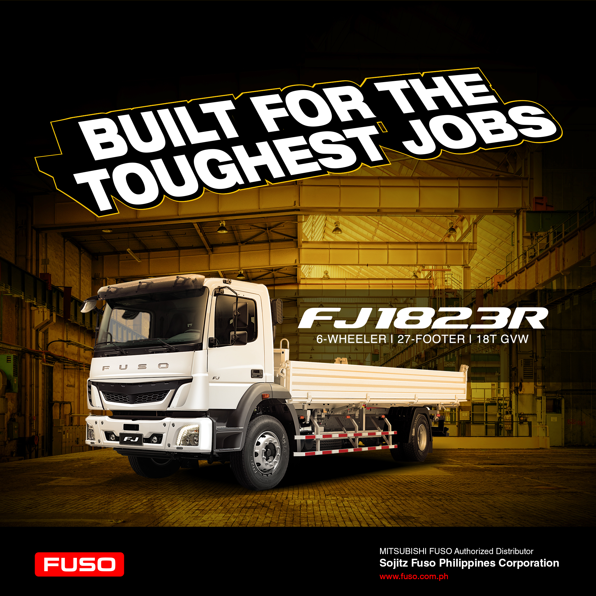 FUSO FJ1823R - a true marvel of engineering, purpose-built to