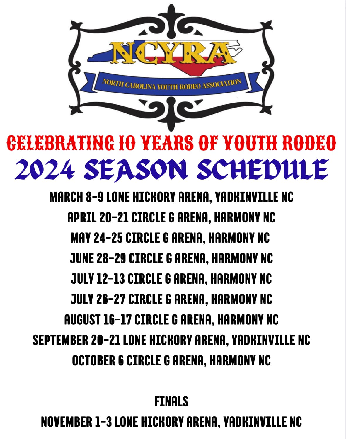 🎉💥 Here is the... - North Carolina Youth Rodeo Association | Facebook