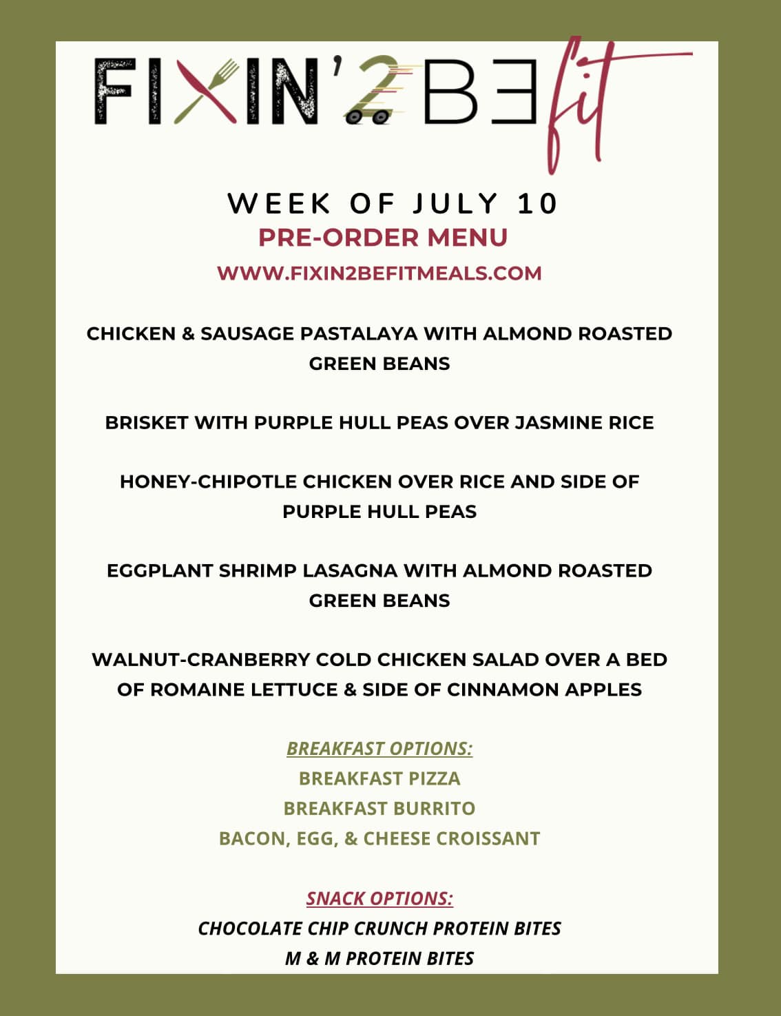 Fixin'2 be Fit - 🚨NEW MENU ALERT🚨 There are some hot...