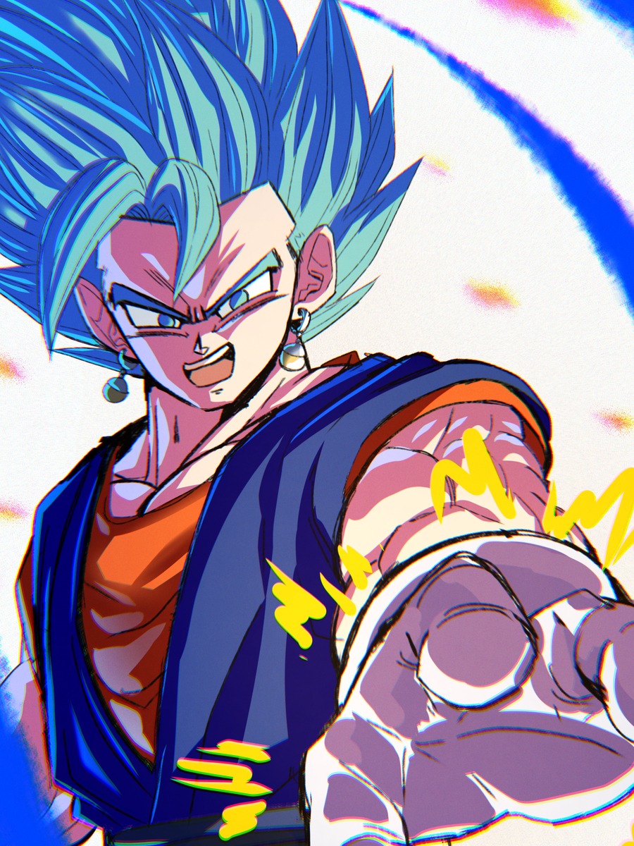 Bulla - Vegito Blue by chiro. With a very glowy glove. | Facebook