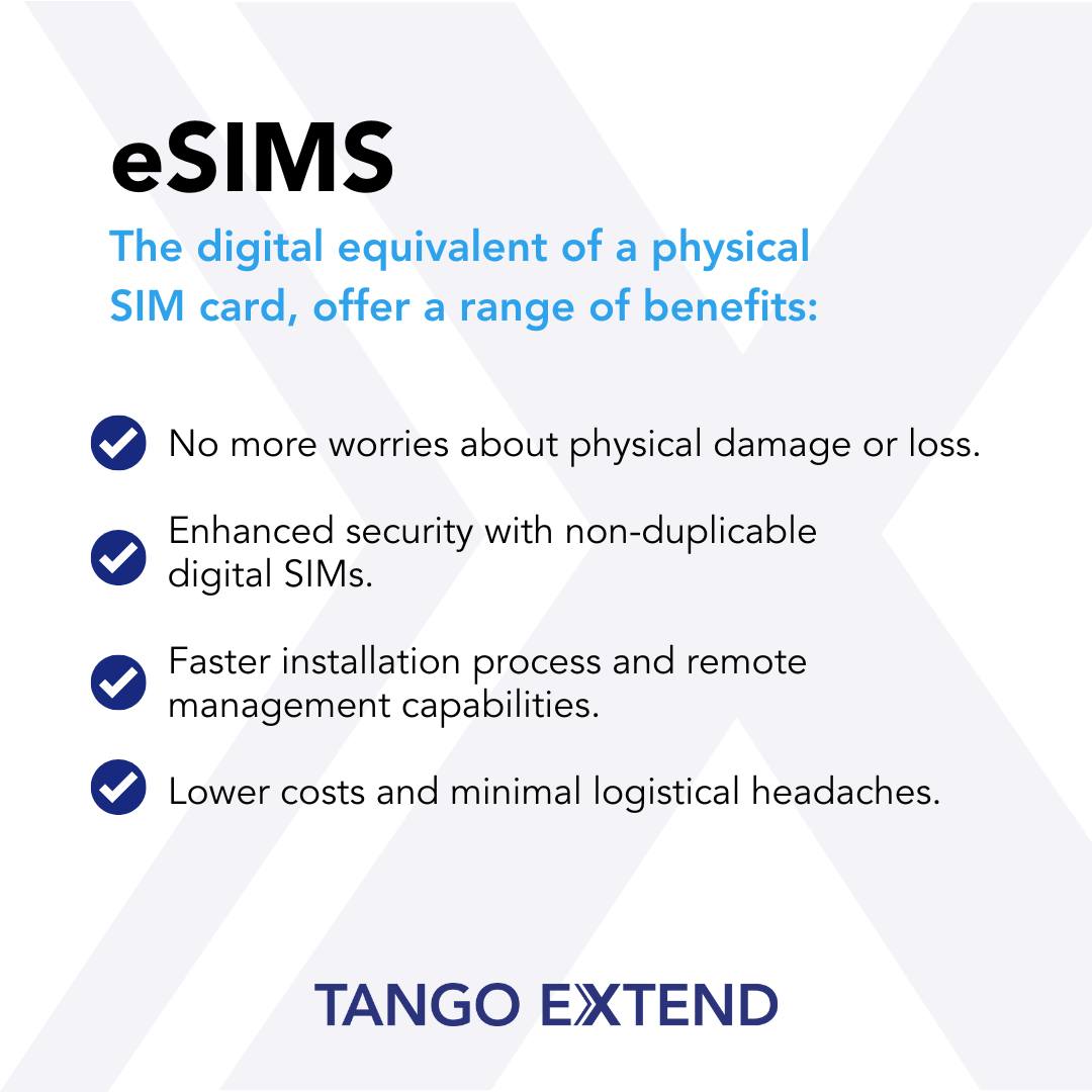 Tango Networks - eSIMs, the digital equivalent of a...
