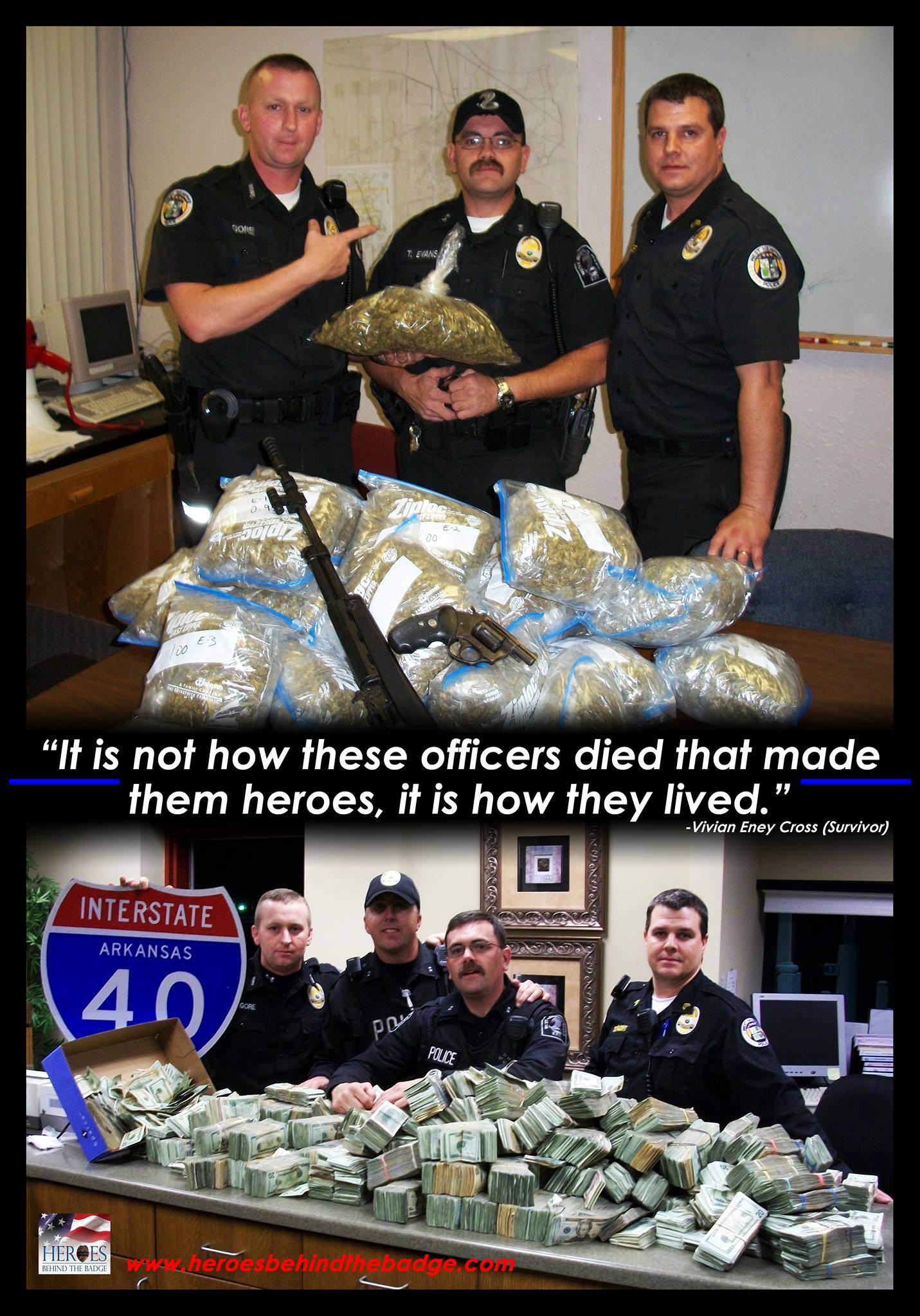 Citizens - Officers Bill Evans and Brandon Paudert stand with fellow ...