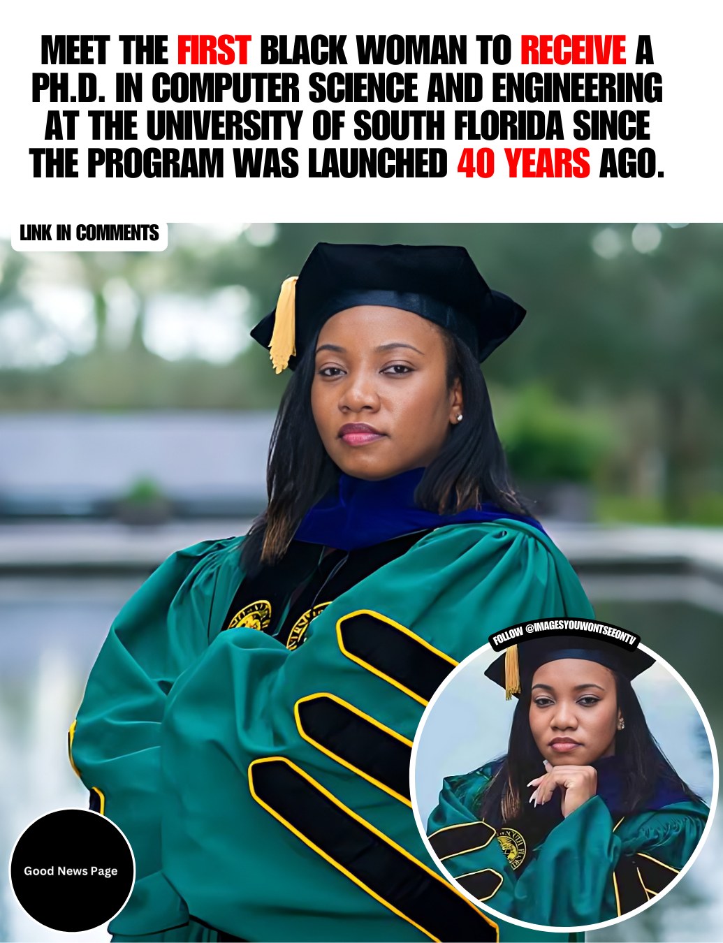 Good - Making history after 40 years! 🎓 Shamaria Engram becomes the ...