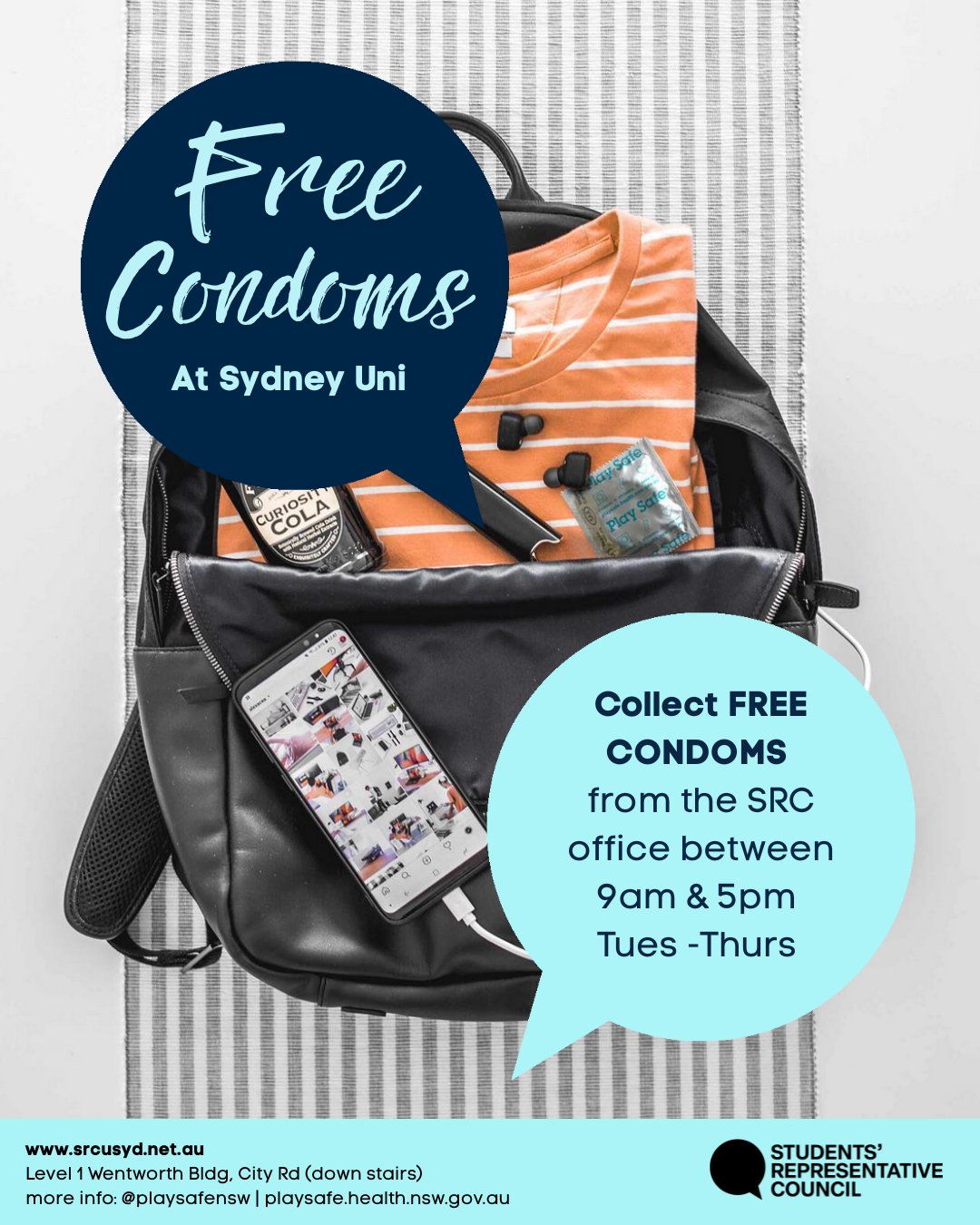 FREE CONDOMS available on campus at Sydney Uni! The SRC at Sydney Uni ...