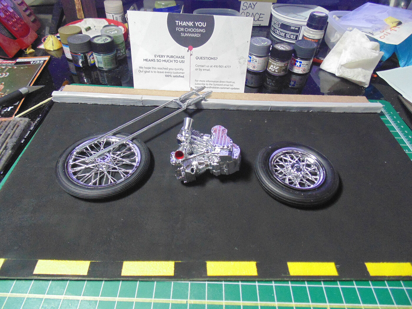 Sunward Rockets - Revell LA Street Chopper Build and... | Facebook