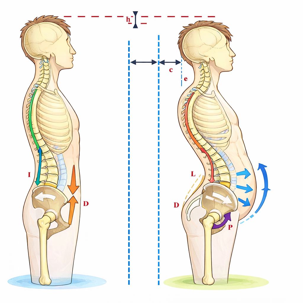 Knowledge3dart - This diagram presents a comprehensive sagittal-plane ...