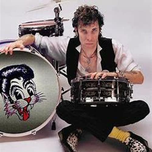 Happy Birthday Slim Jim Phantom. Drums for The Stray Cats. I took 