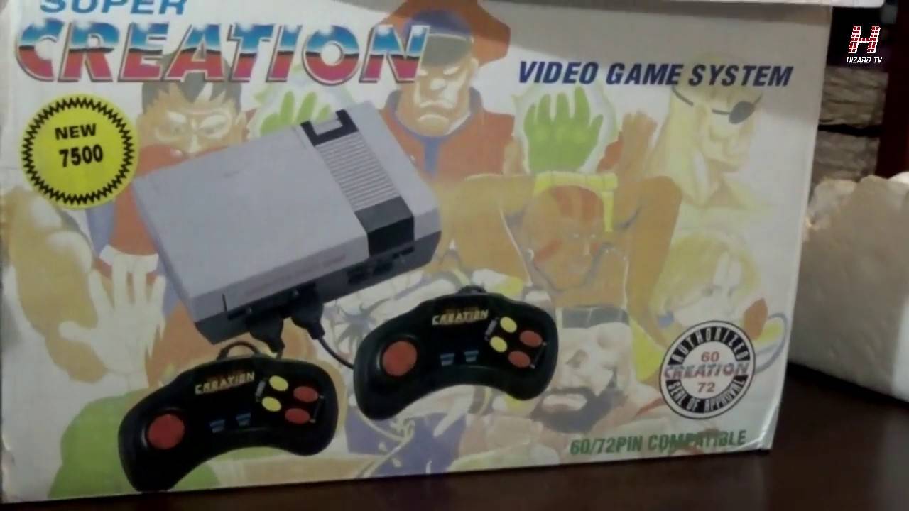 CREATION. best 8 bits console. snes ports, out digital, doble