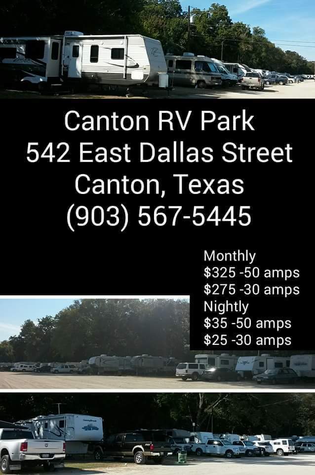 Canton RV Park- First Monday Trade Days | Canton TX