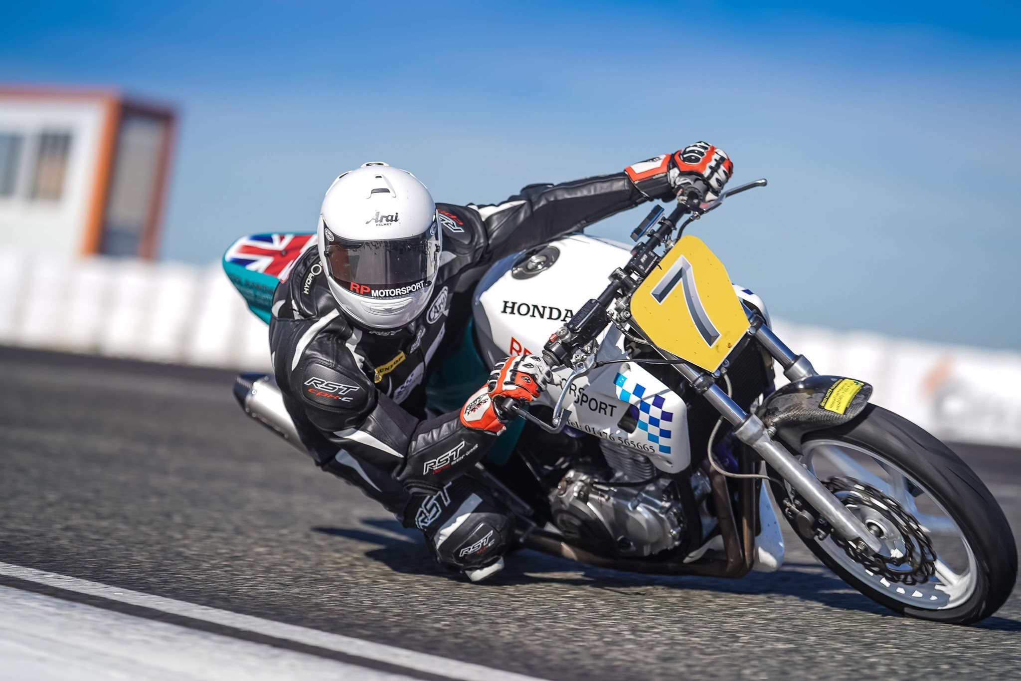 Luke - Fun day laying some rubber at Mallory Park. Couple of trophies ...