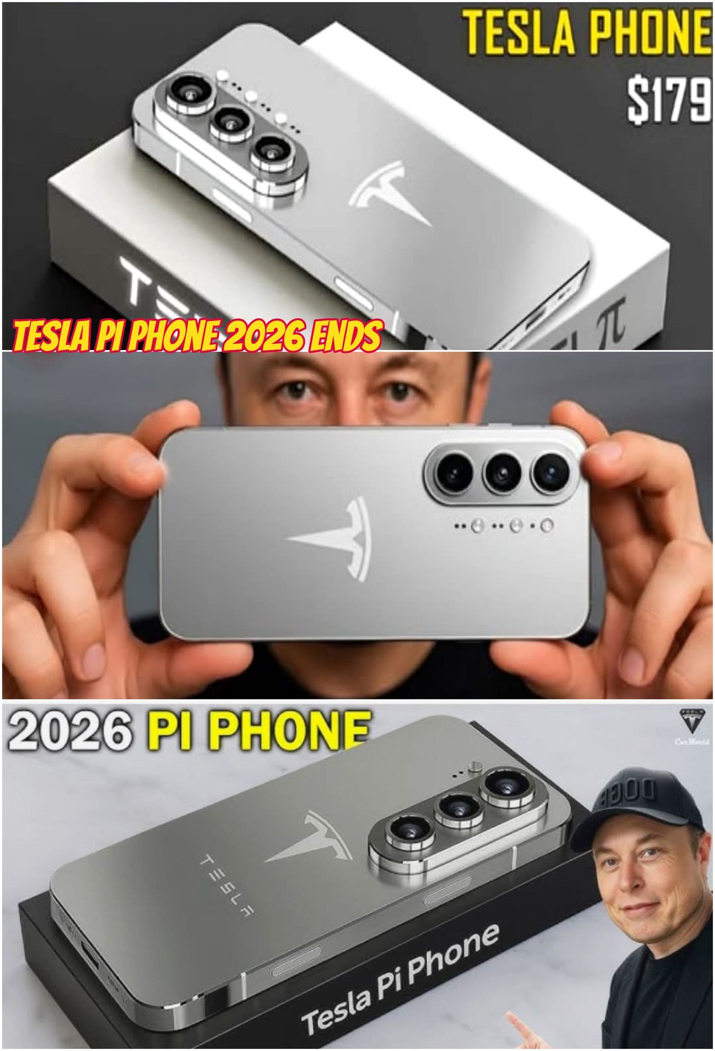 Hard Worker - Elon Musk's 2026 Tesla Pi Phone Everything... | Facebook