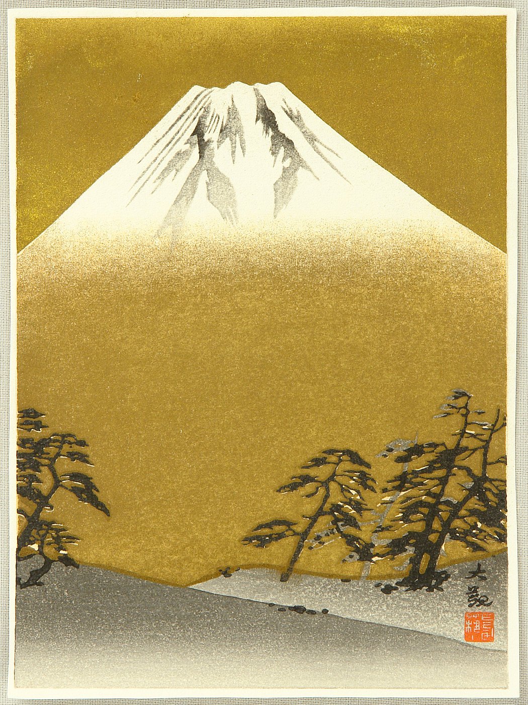 Heaven and Earth Shine' (乾坤輝く) a.k.a. 'Mount Fuji - Shining