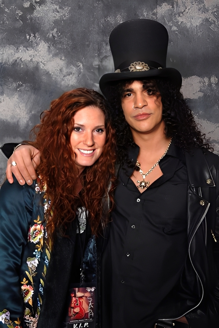 Rock - 🎸🔥 Slash, the guitar legend, sharing the stage with Sarah Kelly ...