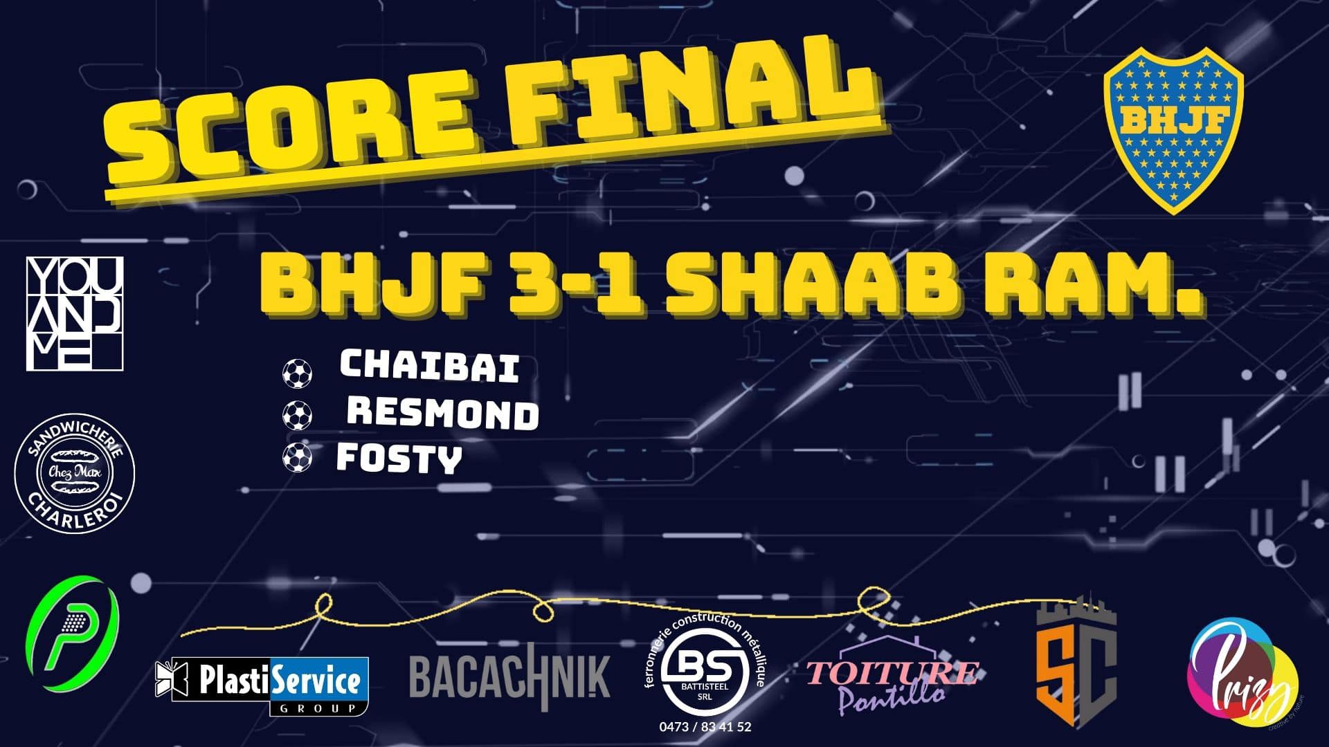 Boca - Viiiiiictoire ! Dans un match très serré Boca s’impose 3-1 ...