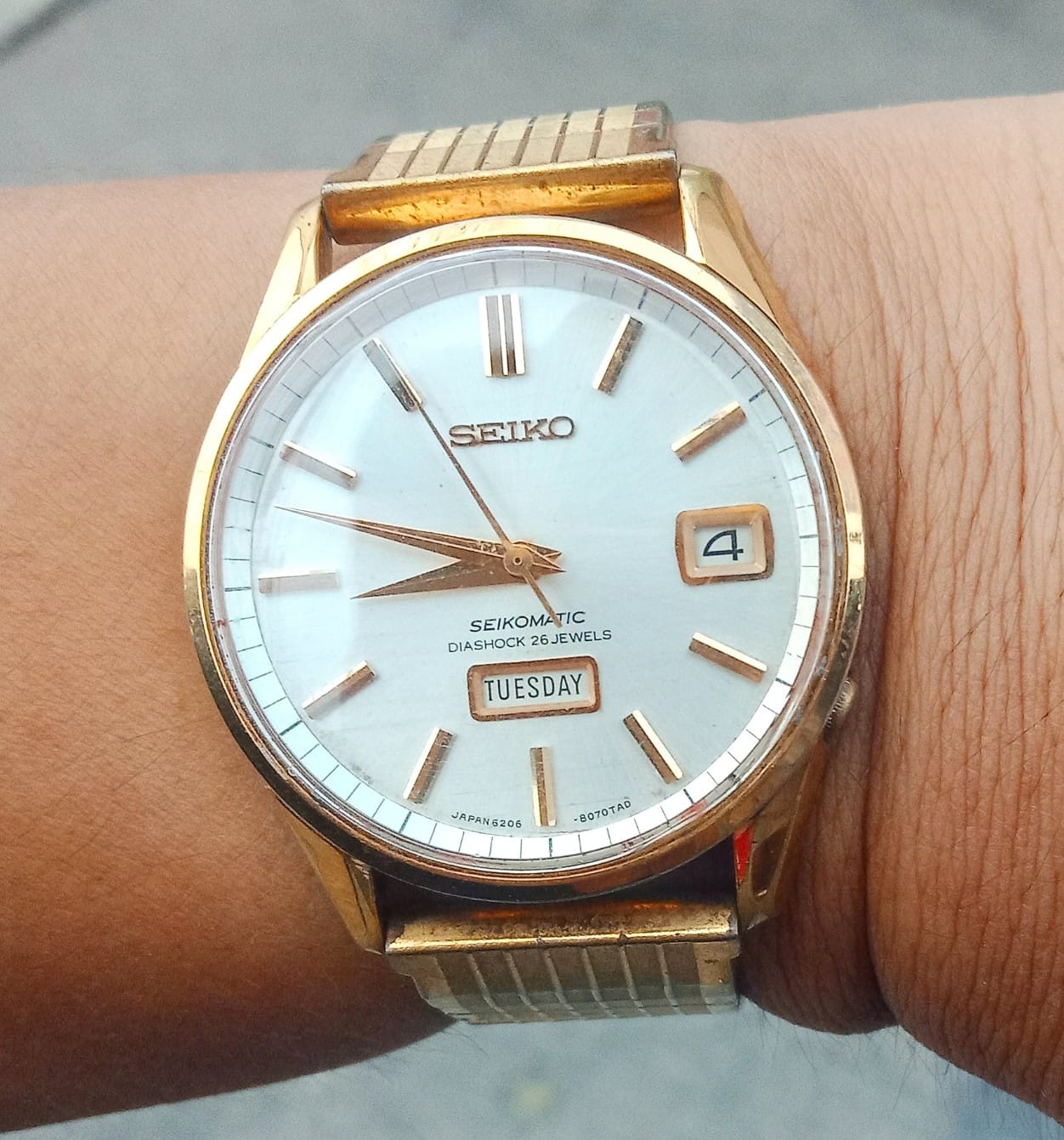 SEIKO ビンテージ　seikomatic 6206-8130 2個　順調稼働 Vintage Seikomatic 6206 8130. SEIKO SEIKO N SEIKOMATIC 6JEWELS