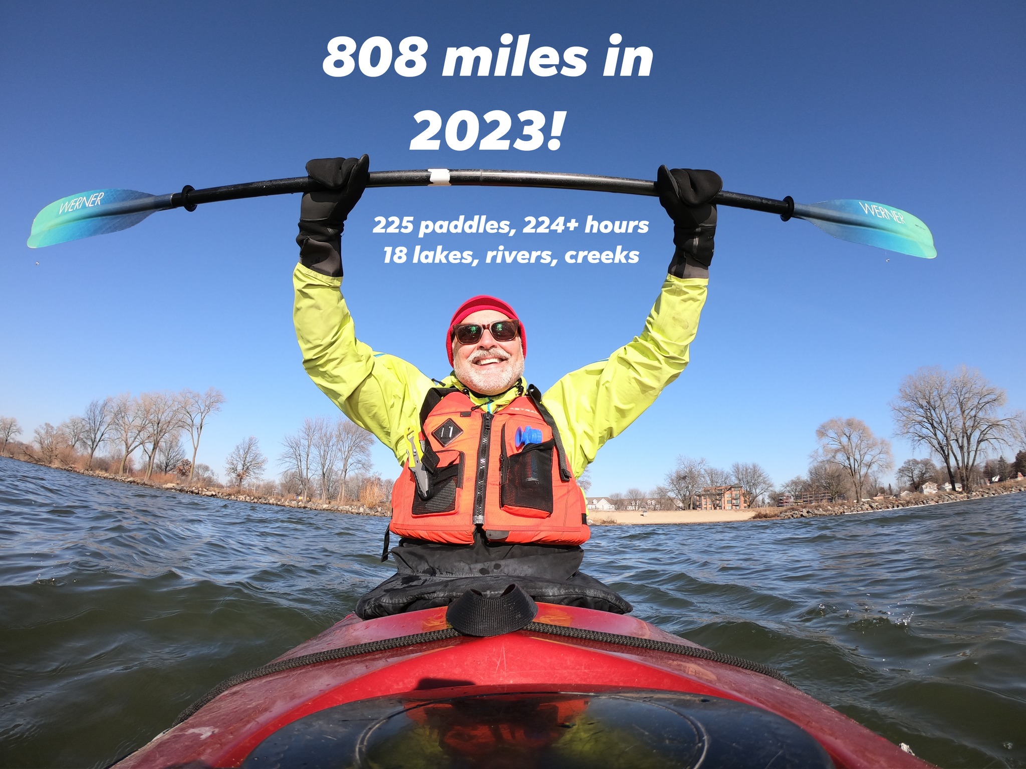 John - I set a goal of #paddling my Eddyline Kayaks Sitka LT 700 miles ...