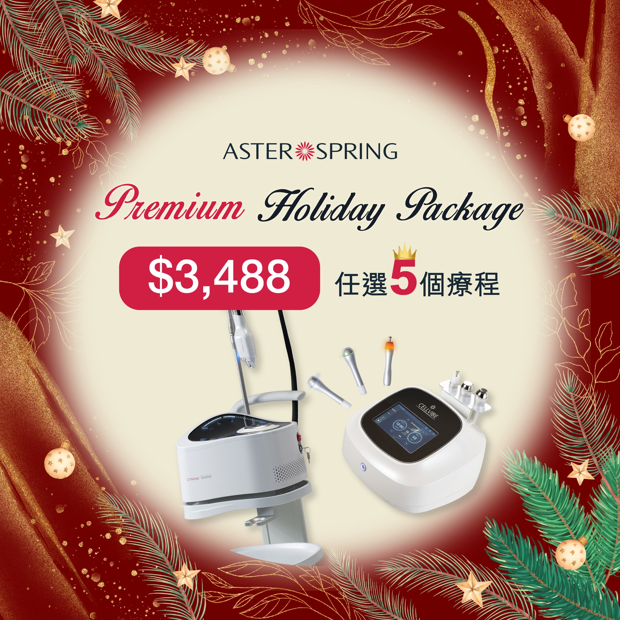 AsterSpring HK - 【 ⚡低至33折｜限時聖誕美容套票🎄】... | Facebook
