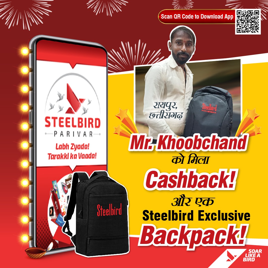 Steelbird India - Congratulations to Mr. Khoobchand for... | Facebook