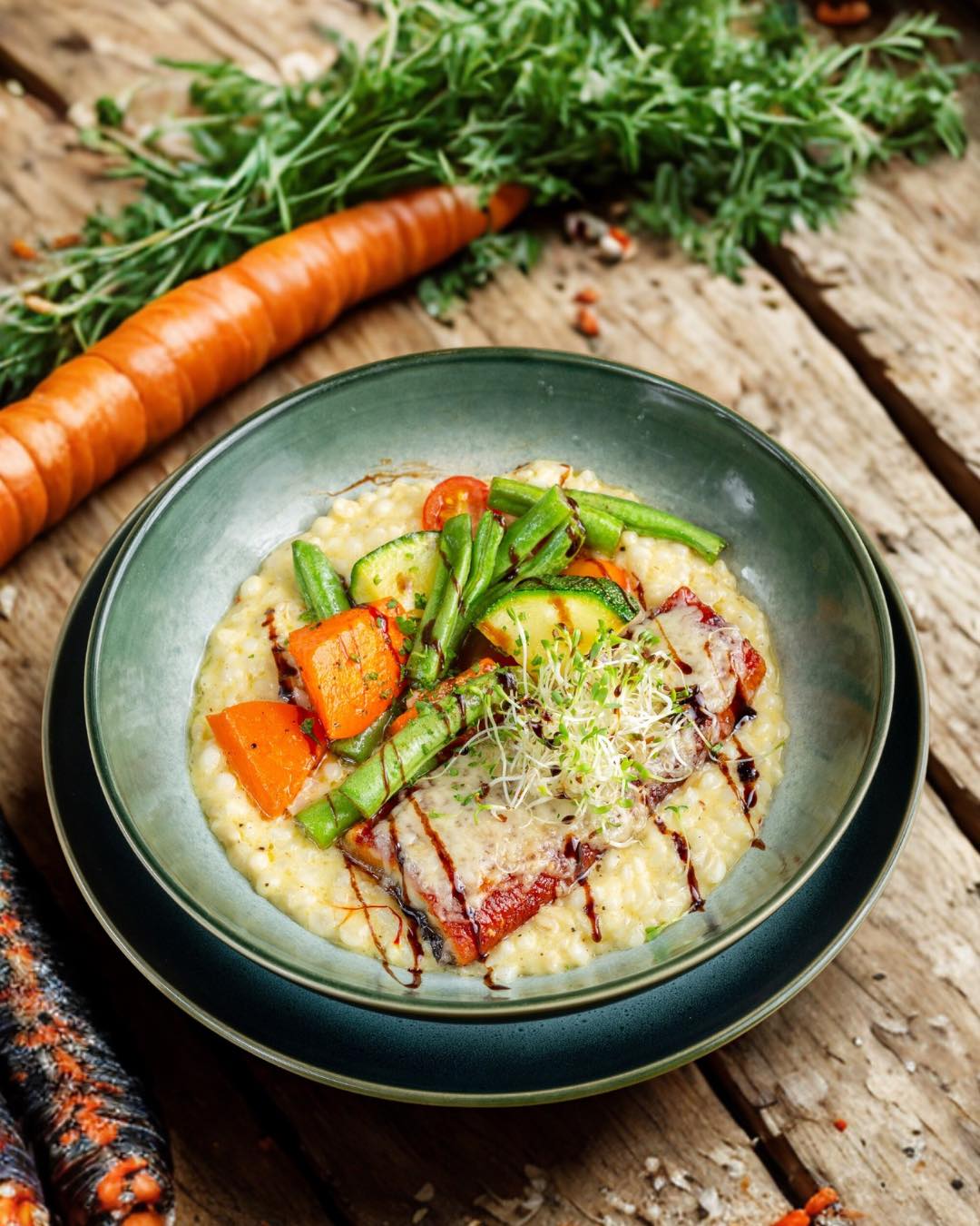 Apartment - Umami that hugs you: baked unagi on a bed of saffron adlai ...