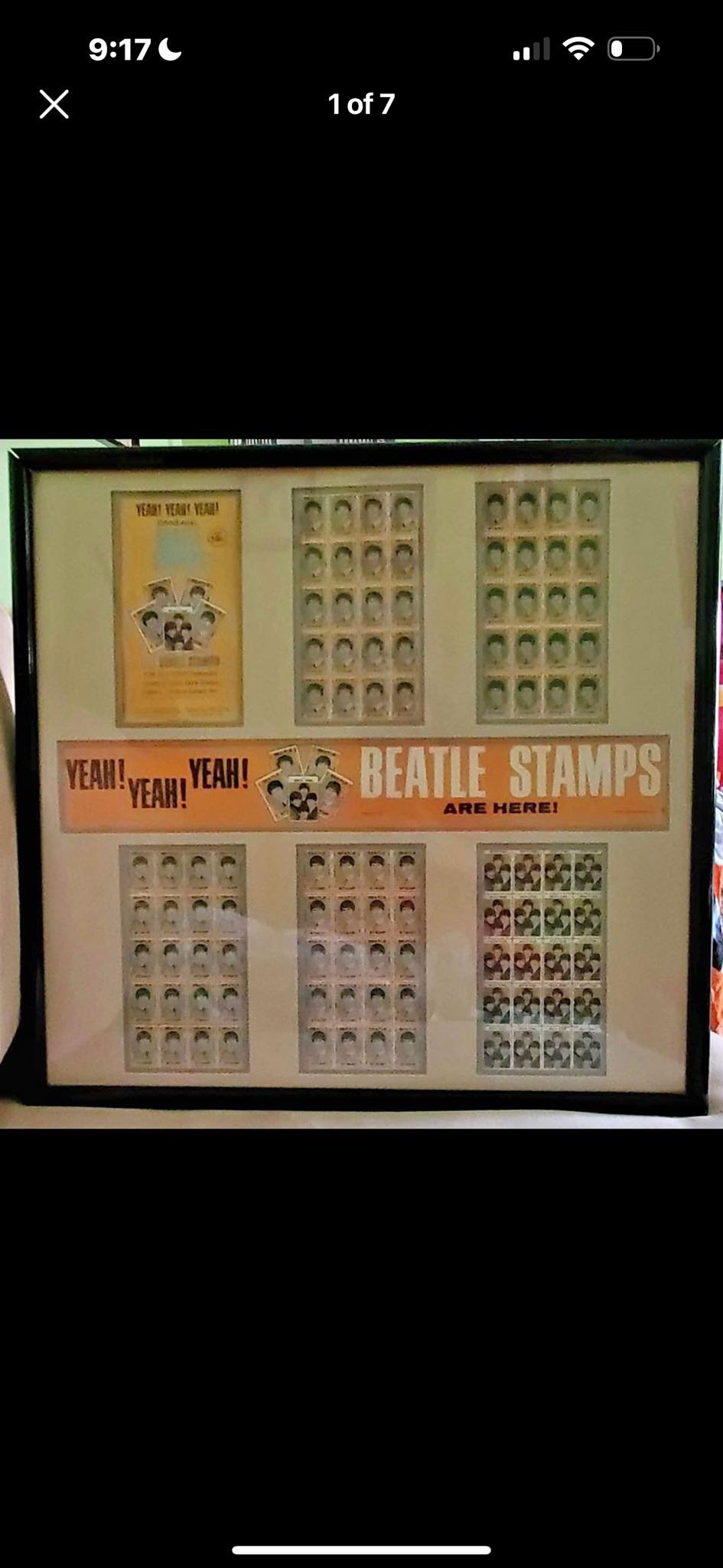 What is the best way to break up a set of Beatles postage stamps?