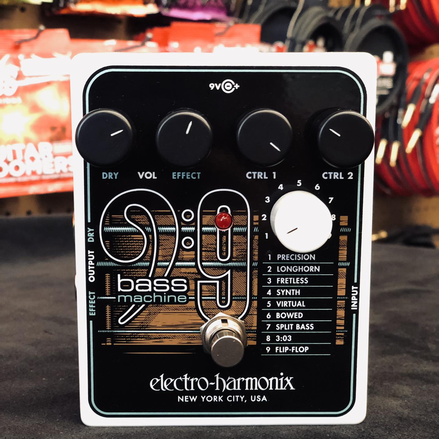Ehx Bass9 for authentic bass sound from guitar