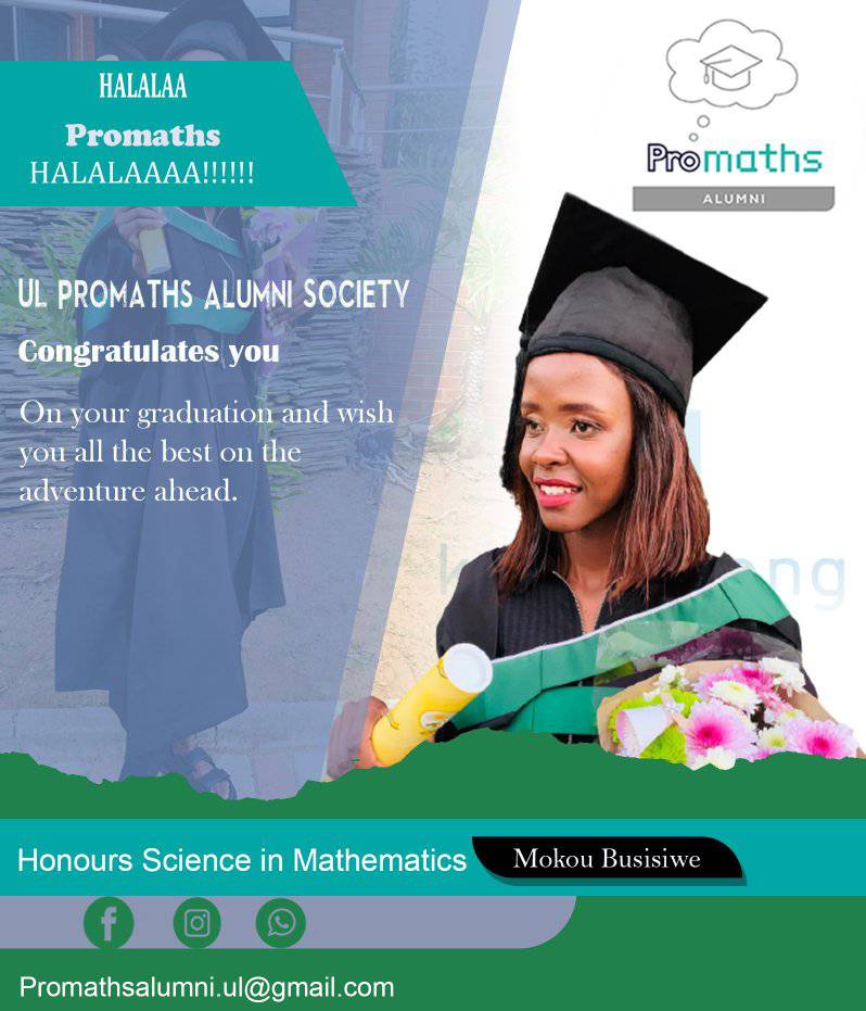 Congratulations to UL... - Promaths Alumni Society UL Chapter | Facebook
