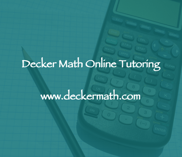 Decker Math Tutoring
