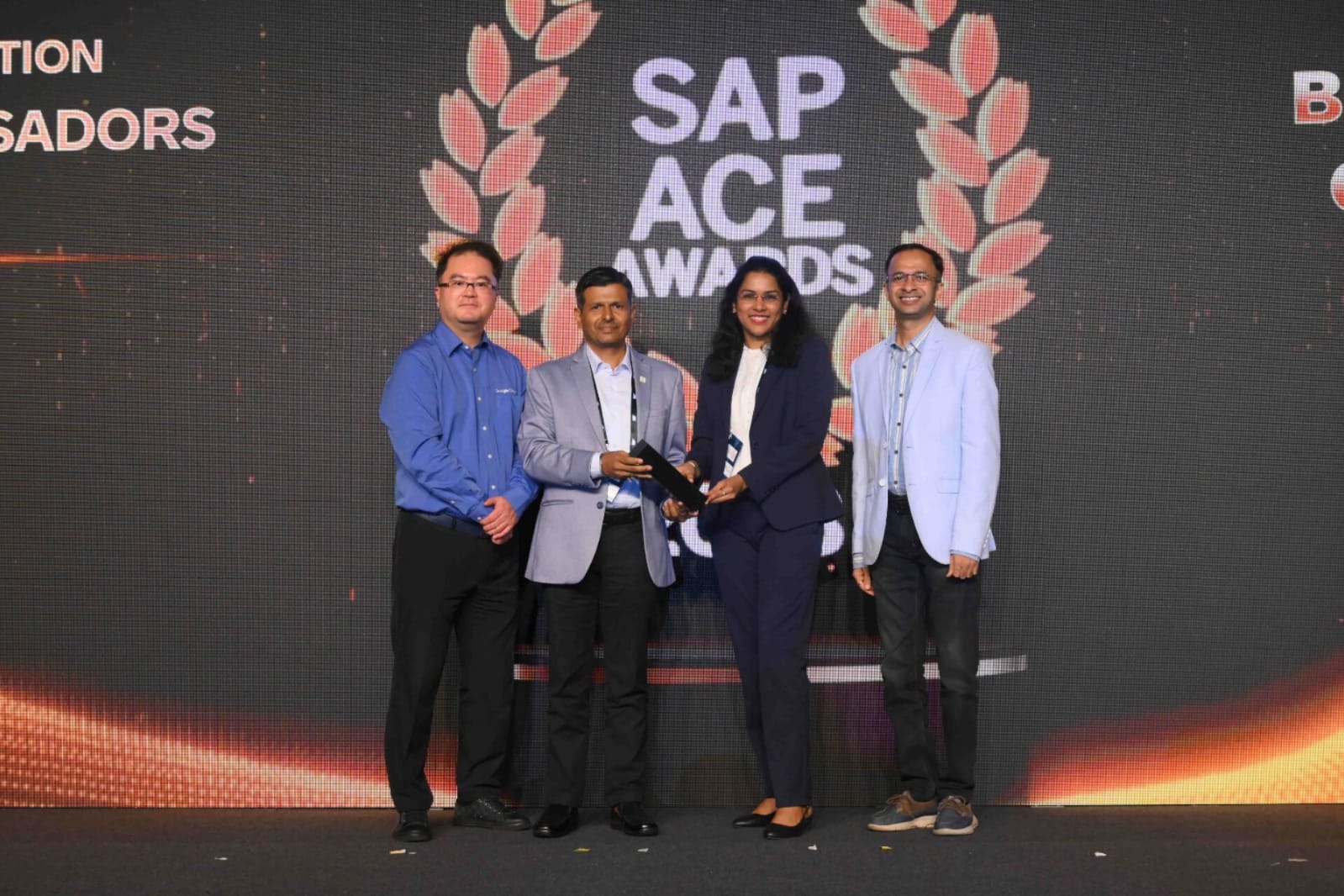 Bharat - BPCL’s Shailendra Kumar and R Roopa from Corporate IS received ...