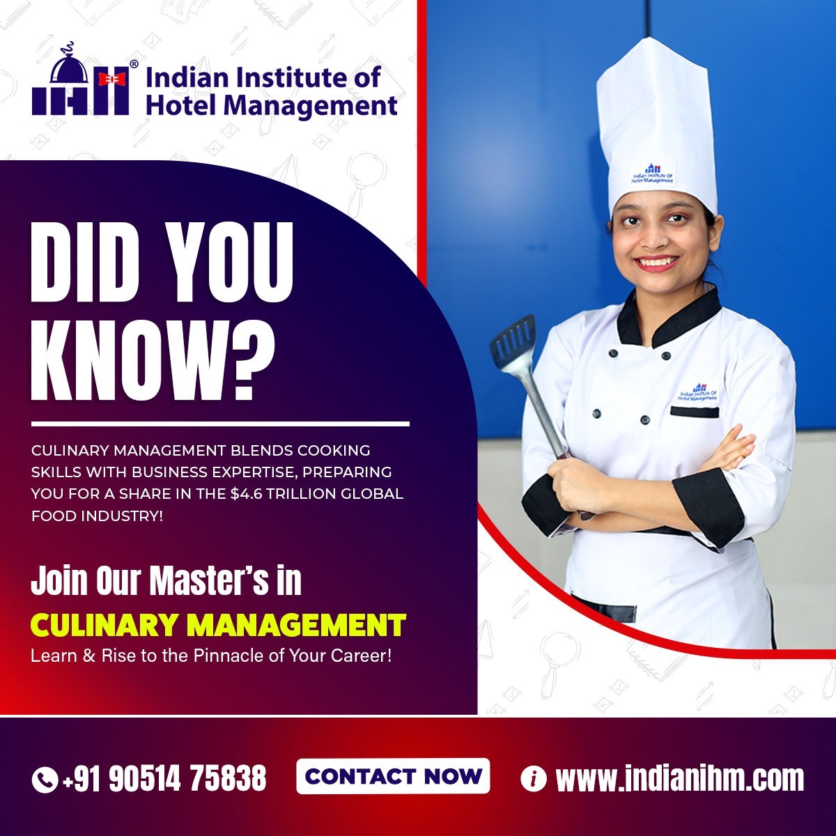 Indian Institute of Hotel Management - The Address of Success - Join ...