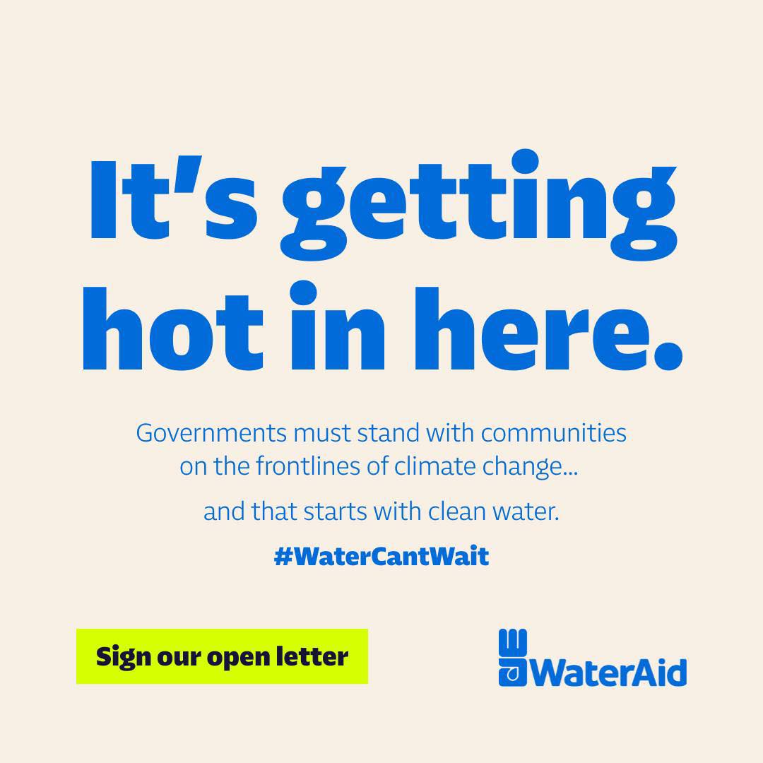 WaterAid - 🌍 As temperatures rise across West Africa, millions face the ...